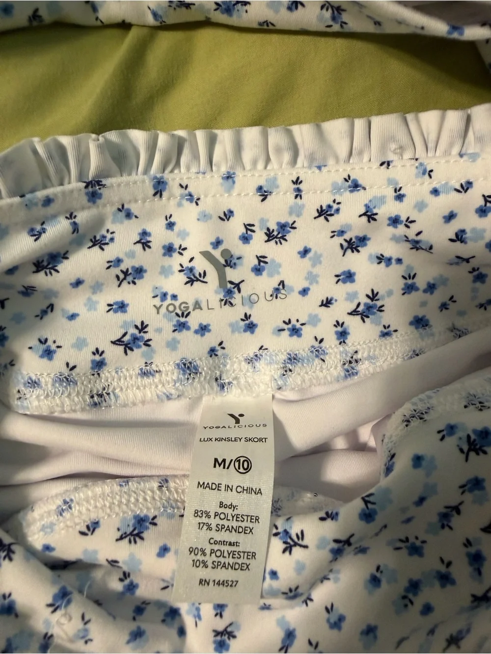 Girls floral active set